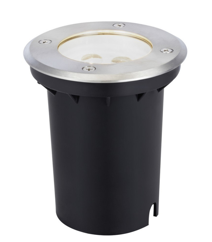 LED 3 Light Outdoor Garden Recessed Spotlight Black IP67