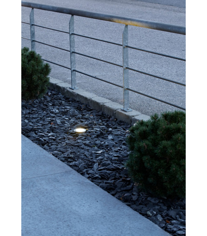 LED 3 Light Outdoor Garden Recessed Spotlight Black IP67