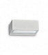 1 Light Outdoor Twin Up Down Wall Light White IP44, G9
