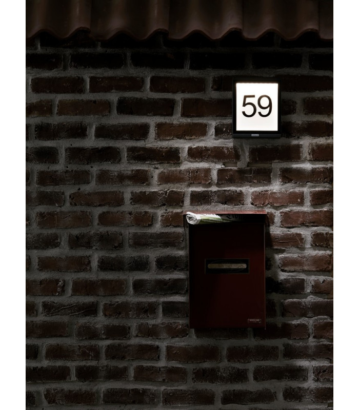 LED Outdoor Wall Lamp Grey IP44