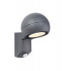 LED Outdoor Wall Lamp Grey with PIR IP44