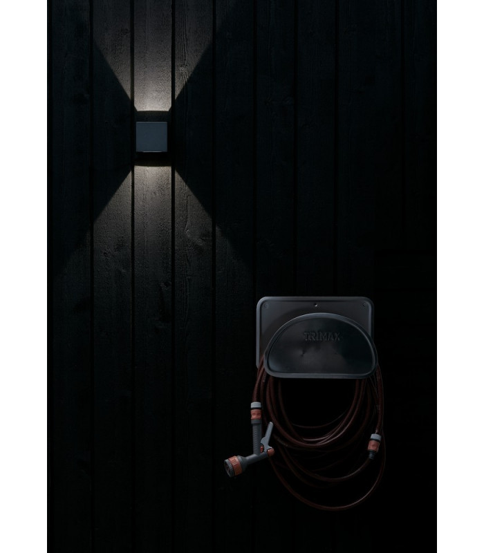 LED Up Down Outdoor Wall Lamp Grey IP44