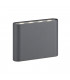 LED Up Down Outdoor Flush Wall Lamp Grey IP44
