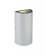 LED Up Down Outdoor Flush Wall Lamp Grey IP44