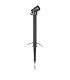 LED 1 Light Outdoor Garden Spike Spotlight Black IP44