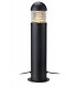 LED 1 Light Outdoor Garden Bollard Black IP44