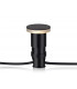 LED 1 Light Outdoor Garden Recessed Decklight Black IP44