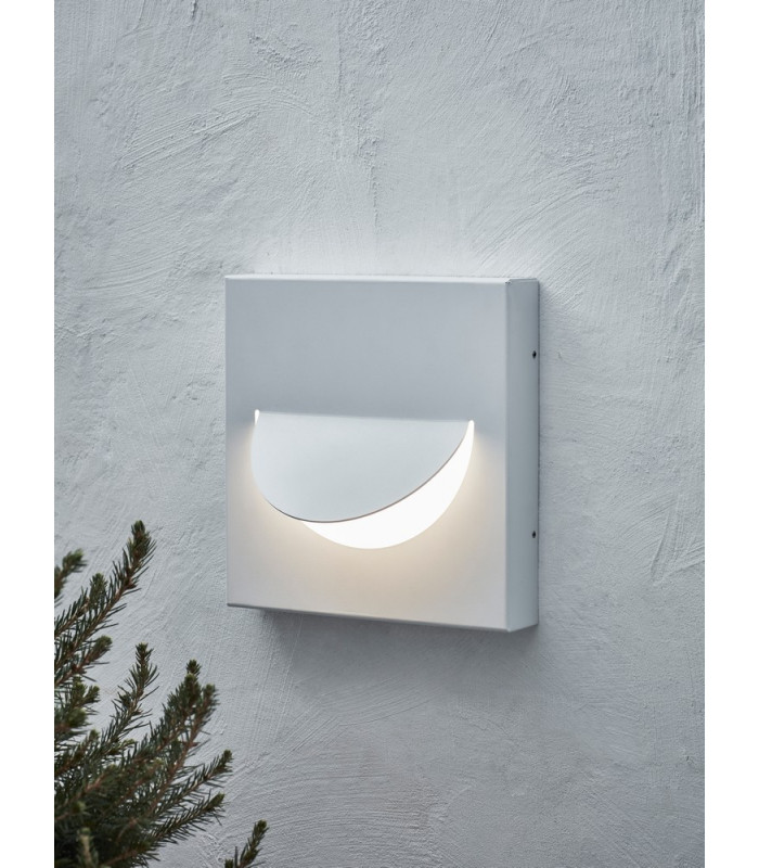 LED Outdoor Wall Lamp White IP44