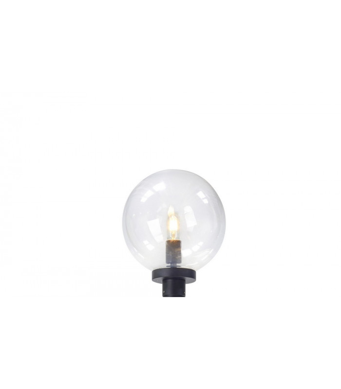 1 Light Outdoor Lamp Post Black IP44, E27