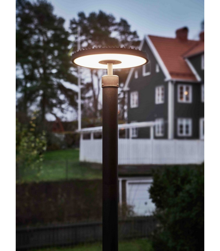 LED Outdoor Lamp Post Black IP44