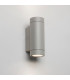 Twin Up Down LED Outdoor Wall Light Textured Grey IP54 8.1W