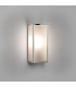 Outdoor LED Wall Lantern Polished Nickel Frosted IP44, E27