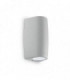 LED 2 Light Outdoor Small Up Down Wall Light Grey IP55, GU10