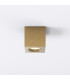 Coastal Outdoor Square Surface Mounted Downlight Brass IP44