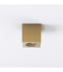 Coastal Outdoor Square Surface Mounted Downlight Brass IP44