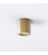Coastal Outdoor Round Surface Mounted Downlight Brass IP44