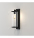 Flush Wall Lantern Textured Black IP23, E27