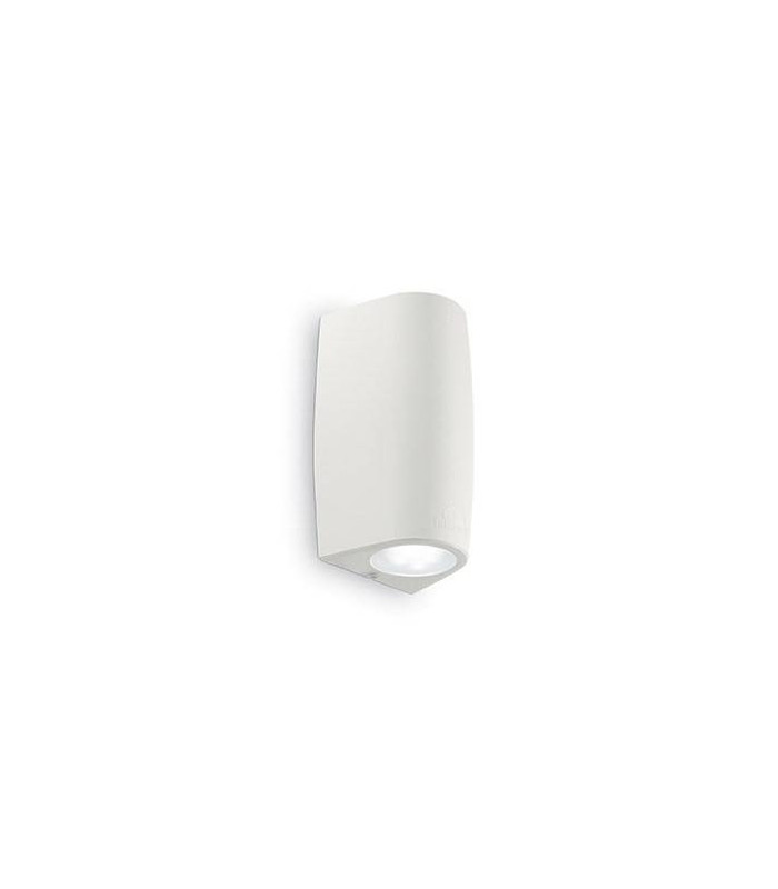 LED 1 Light Outdoor Small Wall Light White IP55, GU10