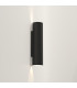 Coastal Outdoor Up Down LED Wall Light Textured Black, GU10