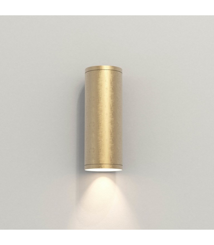 Coastal Outdoor LED Wall Light Brass IP44, GU10