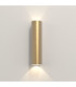 Coastal Outdoor LED Up Down Wall Light Brass IP44, GU10