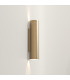 Coastal Outdoor LED Up Down Wall Light Brass IP44, GU10