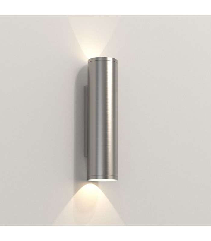 Coastal Outdoor LED Up Down Wall Light Stainless Steel IP44, GU10