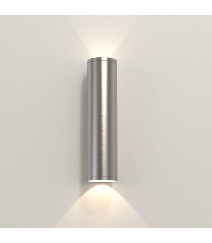 Coastal Outdoor LED Up Down Wall Light Stainless Steel IP44, GU10