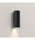 Coastal LED Outdoor Up Down Wall Light Textured Black IP44, GU10
