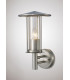 Wall Lamp 1 Light E27 IP44 Exterior Stainless Steel, Clear