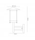 Wall Lamp 1 Light E27 IP44 Exterior Stainless Steel, Clear