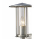 Wall Lamp 1 Light E27 IP44 Exterior Stainless Steel, Clear
