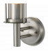 Wall Lamp 1 Light E27 IP44 Exterior Stainless Steel, Clear