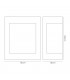 Flush Wall Lamp 1 Light E27 IP44 Exterior Plain Design Stainless Steel, Opal