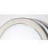 Round LED Flush Ceiling Light, Wall Lamp 2.4W 4000K IP44 Exterior Plain Design Stainless Steel, Opal