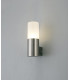 Upward Lighting Cylinder Wall Lamp, 10W LED IP44, 4000K, Stainless Steel , Frosted Polycarbonate Diffuser