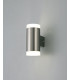 Up & Downward Lighting Cylinder Wall Lamp, 2x4W LED IP44, 4000K, Stainless Steel , Frosted Polycarbonate Diffuser