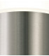 Up & Downward Lighting Cylinder Wall Lamp, 2x4W LED IP44, 4000K, Stainless Steel , Frosted Polycarbonate Diffuser