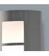 Flush Wall Lamp 216mm x 178mm with Square Grid Cover, 14W LED IP44, 4000K, Stainless Steel , Frosted Polycarbonate Diffuser
