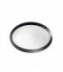 1 Light Diffuser Outdoor Flush Ceiling / Wall Light Black IP66, E27