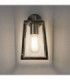 1 Light Outdoor Wall Lantern Polished Nickel, E27