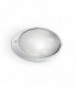 1 Light Outdoor Large Wall Light White IP54, E27