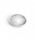 1 Light Outdoor Small Wall Light White IP65, E27