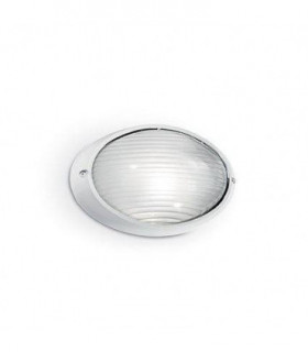 1 Light Outdoor Small Wall Light White IP65, E27