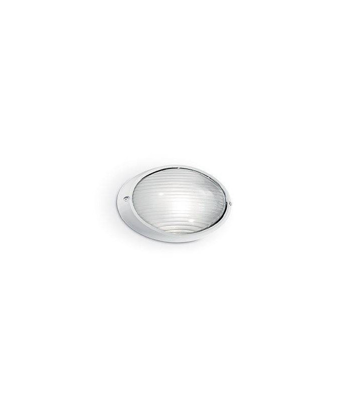 1 Light Outdoor Small Wall Light White IP65, E27