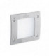LED 1 Light Square Outdoor Recessed Light White IP66