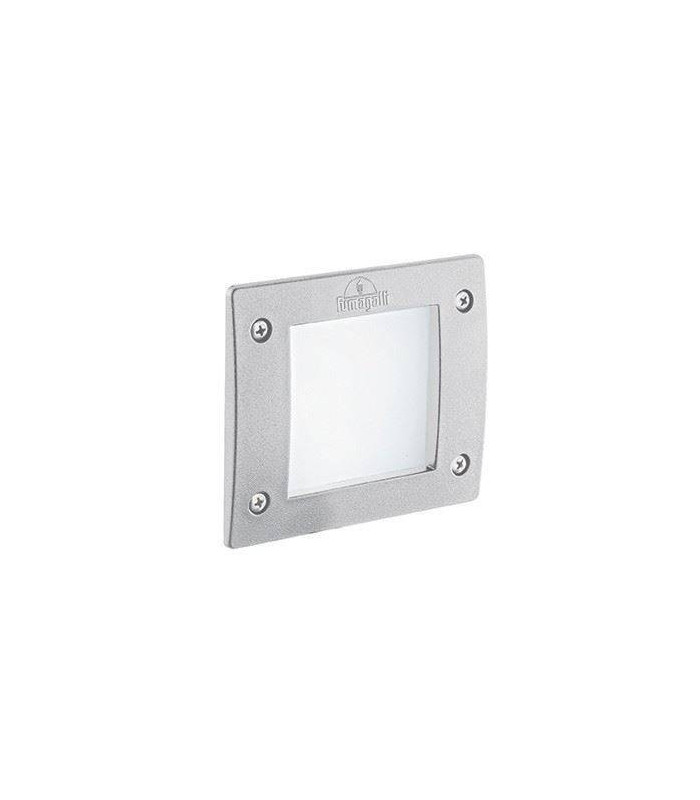 LED 1 Light Square Outdoor Recessed Light White IP66