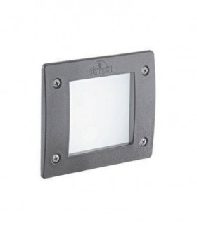 LED 1 Light Square Outdoor Recessed Light Grey IP66