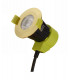 Dimmable LED Recessed Downlight, Polished Brass, 38 deg. Beam Angle, 840lm, 5000K, IP65, DRIVER INCLUDED
