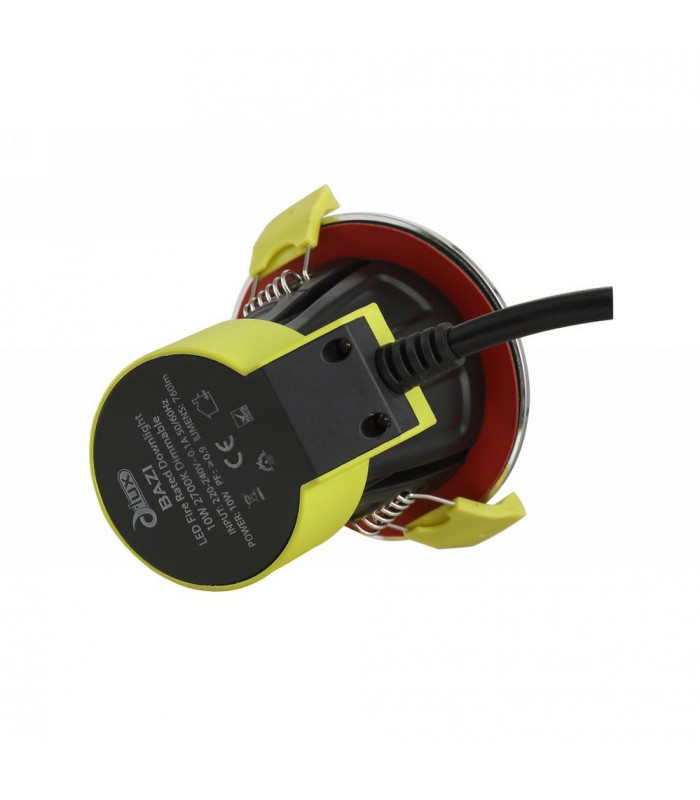 Dimmable LED Recessed Downlight, Antique Brass, 38 deg. Beam Angle, 840lm, 5000K, IP65, DRIVER INCLUDED